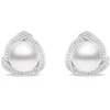 Brilio Silver Brilio Sidabrinis Sidabrinis jewelry set with real pearls SET268W (pendant, earrings)