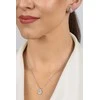 Brilio Silver Jewelry set with clear zircons Tear Drop SET284W (pakabukas, earrings)