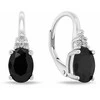 Brilio Silver Jewelry set with juodas cubic zirconia SET293WBC (pendant, earrings)