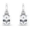 Brilio Silver Sidabrinis jewelry set with cubic zirconia SET293W (pendant, earrings)