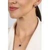 Brilio Silver Jewelry set with juodas cubic zirconia SET293WBC (pendant, earrings)