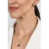 Brilio Silver Jewelry set with mėlynas cubic zirconia SET293WB (pendant, earrings)