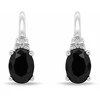Brilio Silver Jewelry set with juodas cubic zirconia SET293WBC (pendant, earrings)
