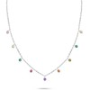 Brilio Silver Brilio Sidabrinis Sidabrinis pakabukas with colored zircons NCL60W