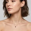 Brilio Silver Sidabrinis pakabukas with garnet SP10282B (chain, pendant)