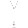 Brilio Silver Sidabrinis pakabukas with real pearl NCL221W