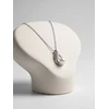 Brilio Silver Sidabrinis pakabukas with zircons and real pearl NCL219W