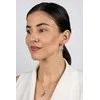 Brilio Silver Playful sidabrinis jewelry set Gekon with opals SET287WB (pendant, earrings)