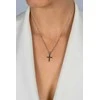 Brilio Silver Sidabrinis cross pendant PT39W