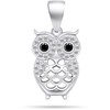 Brilio Silver Sidabrinis pakabukas su cirkoniais Owl PT71W