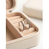 Brilio Silver Sidabrinis rings with juodas cubic zirconia EA1280WBC