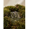 Brilio Silver Sidabrinis rings with juodas cubic zirconia EA1280WBC