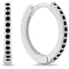 Brilio Silver Sidabrinis rings with juodas cubic zirconia EA1280WBC
