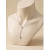 Brilio Silver Sidabrinis flexible pakabukas with cubic zirconia NCL220W