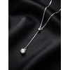 Brilio Silver Sidabrinis sliding pakabukas with cubic zirconia NCL220W