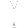 Brilio Silver Sidabrinis sliding pakabukas with cubic zirconia NCL220W