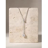 Brilio Silver Sidabrinis sliding pakabukas with cubic zirconia NCL220W
