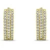 Brilio Silver Glittering auksinis-plated rings with zircons EA688Y