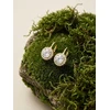 Brilio Silver Brilio Sidabrinis Glittering auksinis-plated earrings with zircons EA913Y