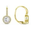 Brilio Silver Brilio Sidabrinis Glittering auksinis-plated earrings with zircons EA118Y