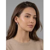 Brilio Silver Brilio Sidabrinis Glittering auksinis-plated earrings with zircons EA913Y