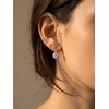 Brilio Silver Brilio Sidabrinis Glittering auksinis-plated earrings with zircons EA913Y