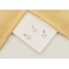 Brilio Silver Glittering auksinis-plated pendant with genuine pearl and zircons PT90Y