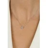 Brilio Silver Shiny bronze pakabukas with zircon NCL68R