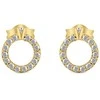 Brilio Silver Glittering auksinis-plated earrings EA357Y