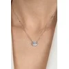 Brilio Silver Glittering auksinis-plated pakabukas with zircons NCL87Y