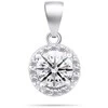 Brilio Silver Brilio Sidabrinis Sidabrinis jewelry set with clear zircons SET230W (pendant, earrings)