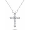 Brilio Silver Putojantis sidabrinis karoliai moterims Cross NCL176W