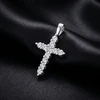Brilio Silver Brilio Sidabrinis Glittering sidabrinis pendant with zircons Cross PT68W