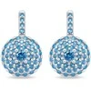 Brilio Silver Brilio Sidabrinis Stunning sidabrinis earrings with mėlynas zircons EA12WAQ