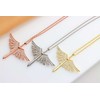Brilio Silver Brilio Sidabrinis Stylish auksinis-plated pakabukas Angel sword with zircons NCL144Y