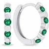 Brilio Silver Brilio Sidabrinis Stylish sidabrinis rings with žalias zircons EA676WG