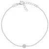 Brilio Silver Matching sidabrinis bracelet with zircons BR38W
