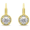 Brilio Silver Timeless auksinis-plated earrings with cubic zirconia EA1271Y