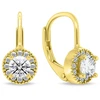 Brilio Silver Timeless auksinis-plated earrings with cubic zirconia EA1271Y