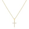 Brilio Silver Brilio Sidabrinis Timeless auksinis-plated pakabukas Cross NCL50Y