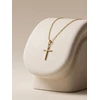 Brilio Silver Brilio Sidabrinis Timeless auksinis-plated pakabukas Cross NCL50Y