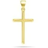 Brilio Silver Timeless auksinis-plated cross pendant PT41Y