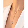 Brilio Silver Brilio Sidabrinis Timeless auksinis-plated Rosary pakabukas NCL113Y
