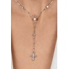 Brilio Silver Brilio Sidabrinis Timeless auksinis-plated Rosary pakabukas NCL113Y