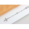 Brilio Silver Brilio Sidabrinis Timeless auksinis-plated Rosary pakabukas NCL113Y