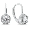 Brilio Silver Timeless sidabrinis earrings with cubic zirconia EA1271W