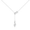 Brilio Silver Brilio Sidabrinis Timeless Sidabrinis Necklace Treble Clef NCL25W