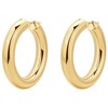 Brosway Timeless round earrings in auksinis plated steel Aura BAU23