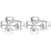 Brosway Delicate plieno auskarai Four Leaf Chakra BHKE042