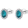 Brosway Elegant sidabrinis earrings Fancy Aqua Žalias FAG18